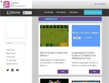 Tablet Screenshot of gamedevacademy.org
